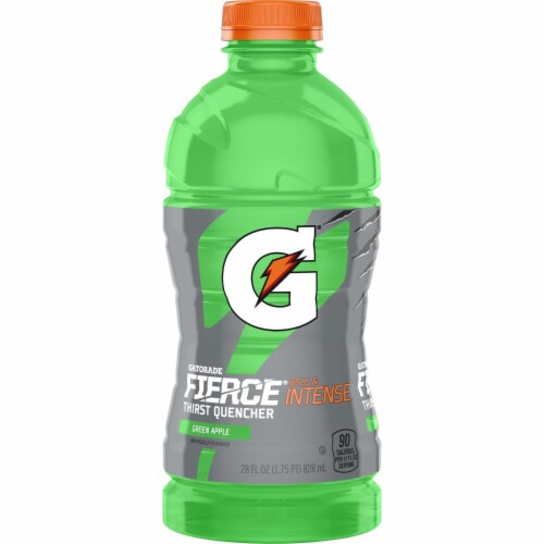 Gatorade® Fierce Green Apple Sports Drink Bottle Perspective: left