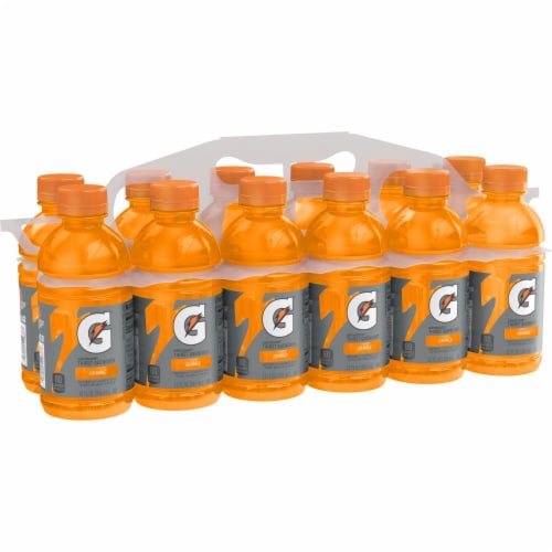 Gatorade Thirst Quencher Orange 12 Fl Oz 12 Count Perspective: left