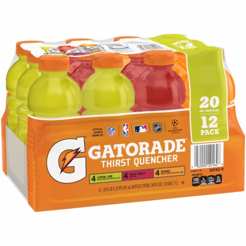 Gatorade® Thirst Quencher Electrolyte Enhanced Sports Drinks Variety Pack Perspective: left