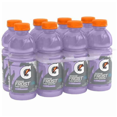 Gatorade® Frost Purple Riptide Rush Sports Drink Multipack Bottles Perspective: left