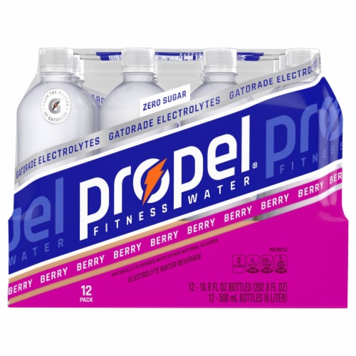 Propel® Zero Sugar Berry Flavored Electrolyte Water Beverage Perspective: left