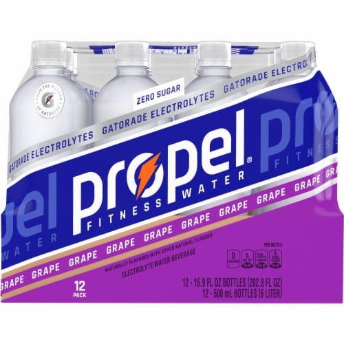 Propel® Grape Electrolyte Water Beverage Sports Drink Perspective: left