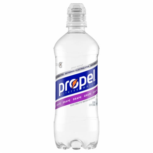 Propel® Electrolyte Grape Flavored Bottled Water Perspective: left