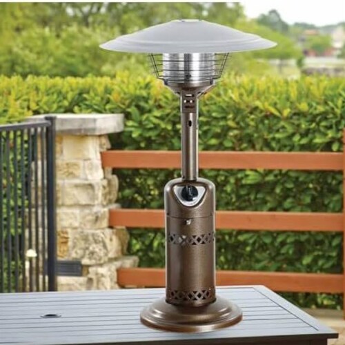 Four Seasons Courtyard 10000BTU Tabletop Gas Patio Heater Holds 1lb