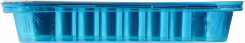 Handi-foil® Cook-n-Carry® Cake Disposable Pans and Lids -Silver/Blue Perspective: left