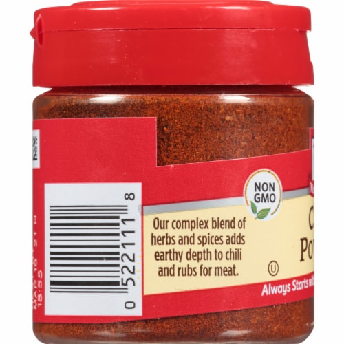 McCormick Chili Powder Shaker Perspective: left