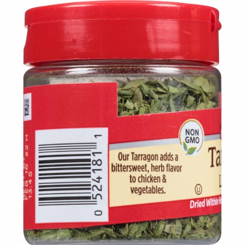 McCormick Tarragon Leaves Shaker Perspective: left