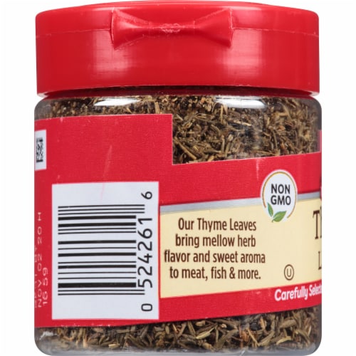 McCormick® Thyme Leaves Shaker Perspective: left