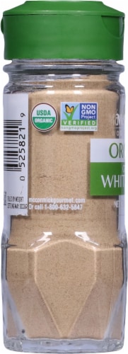McCormick Gourmet™ Organic Ground White Pepper Perspective: left