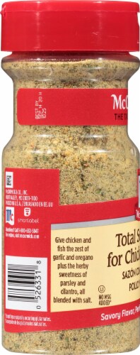 McCormick Total Seasoning for Chicken & Fish Perspective: left