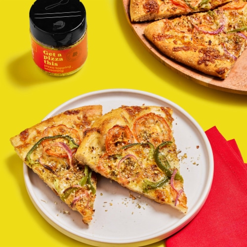 McCormick Flavor Maker Pizza Topping Seasoning Perspective: left