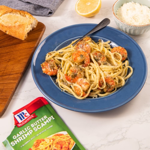McCormick Garlic Butter Shrimp Scampi Perspective: left