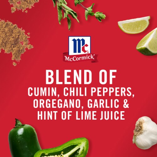 McCormick® Fajita Seasoning Mix Perspective: left