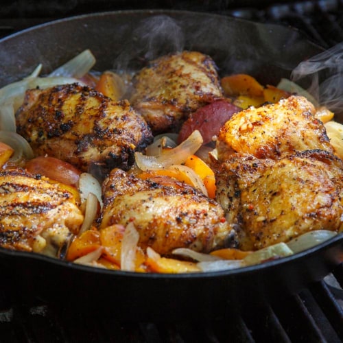 McCormick® Grill Mates® Brown Sugar Bourbon Seasoning Perspective: left
