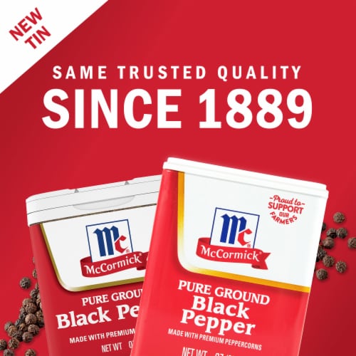 McCormick® Pure Ground Black Pepper Perspective: left