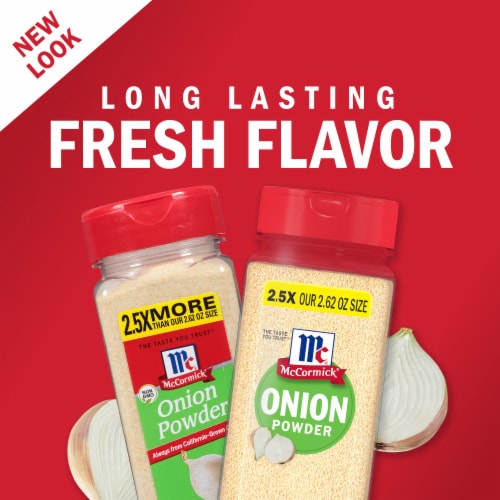 McCormick Onion Powder Perspective: left