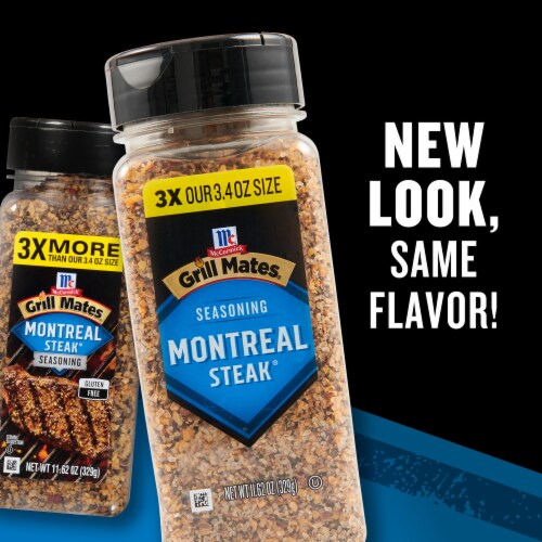 McCormick Grill Mates Montreal Steak Seasoning Perspective: left