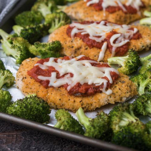 McCormick® One Sheet Pan Chicken Parmesan Seasoning Mix Perspective: left