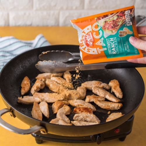 McCormick® Street Tacos Southwest Ranch Chicken Seasoning Mix Perspective: left