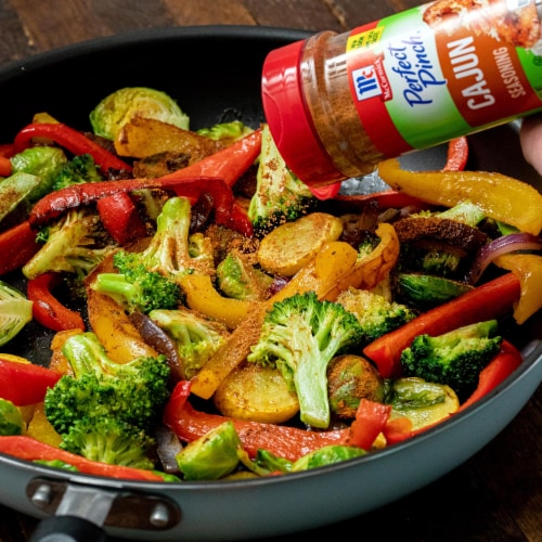 McCormick® Perfect Pinch® Cajun Seasoning Perspective: left