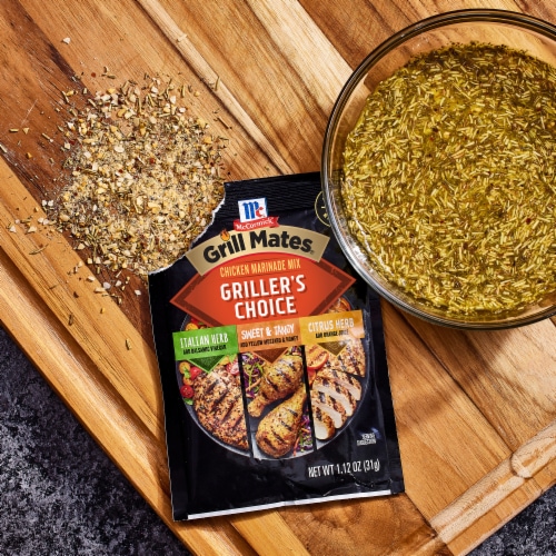 McCormick Grill Mates Griller's Choice Chicken Marinade Mix Perspective: left