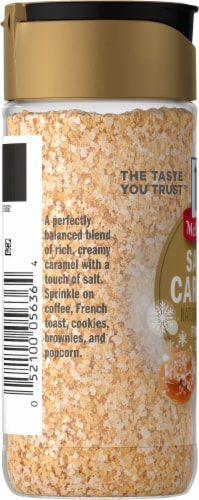 McCormick® Salted Caramel Finishing Sugar Perspective: left