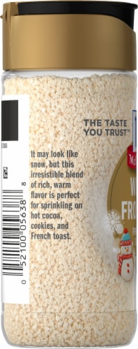 McCormick® White Frosting Finishing Sugar Perspective: left