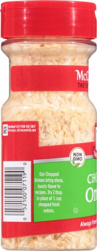 McCormick® Chopped Onions Perspective: left