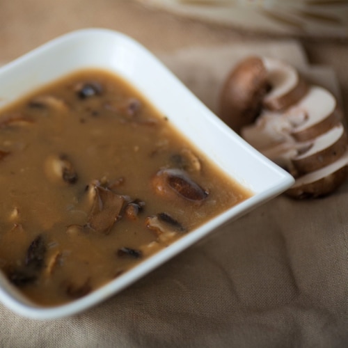 McCormick Mushroom Gravy Mix Perspective: left