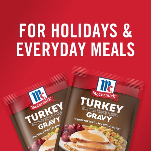 McCormick Turkey Gravy Seasoning Mix Perspective: left