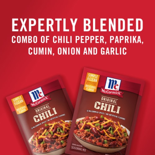 McCormick Chili Seasoning Mix Perspective: left