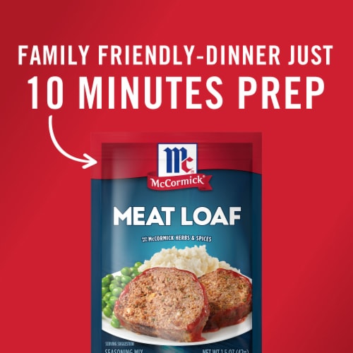 McCormick Meat Loaf Seasoning Mix Perspective: left