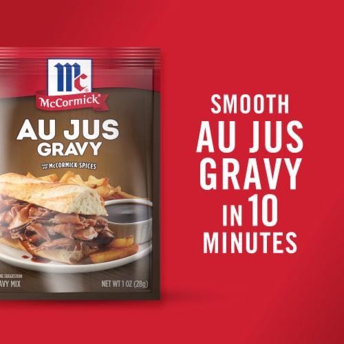 McCormick Au Jus Gravy Seasoning Mix Perspective: left