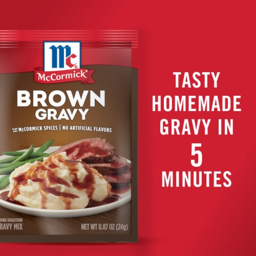 McCormick Brown Gravy Mix Perspective: left