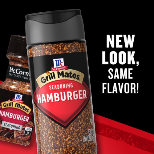 McCormick Grill Mates Hamburger Seasoning Perspective: left