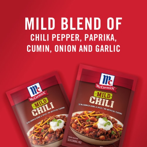 McCormick Mild Chili Seasoning Mix Perspective: left