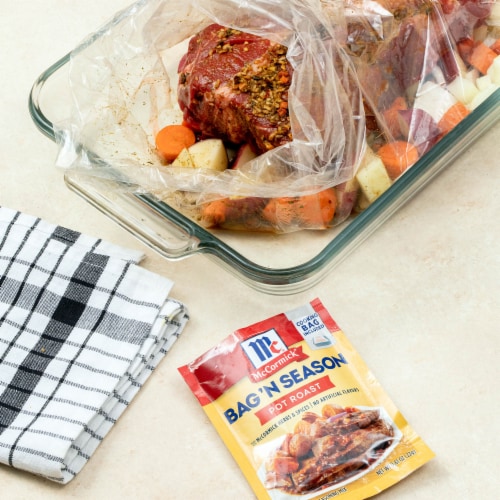 McCormick Bag 'n Season Pot Roast Cooking & Seasoning Mix Perspective: left