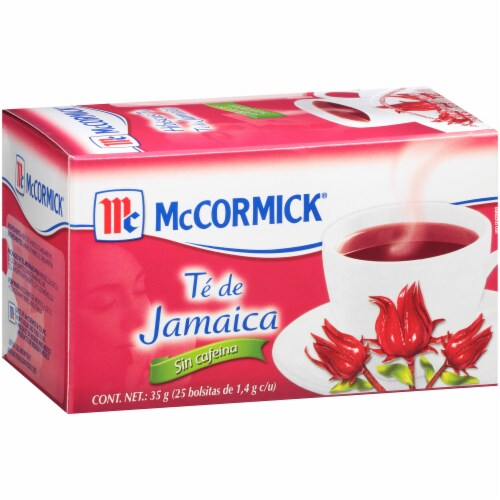 McCormick Caffeine Free Hibiscus Tea Perspective: left