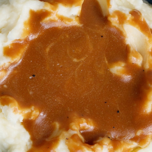 McCormick 30% Less Sodium Brown Gravy Seasoning Mix Perspective: left