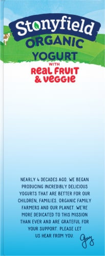 Stonyfield Organic® Pear Spinach Mango Whole Milk Perspective: left