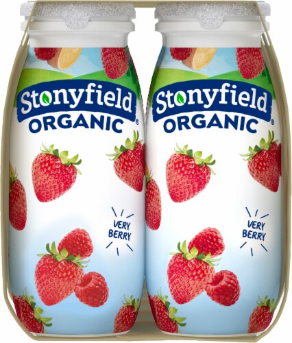 Stonyfield Organic® Kids Very Berry Smoothies Perspective: left