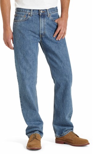 Levi's 505 Regular Medium Jeans Perspective: left