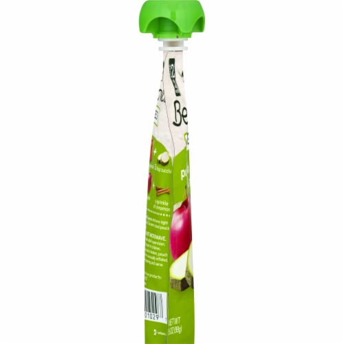Beech-Nut Veggies Stage 2 Pumpkin Zucchini & Apple Baby Food Pouch Perspective: left