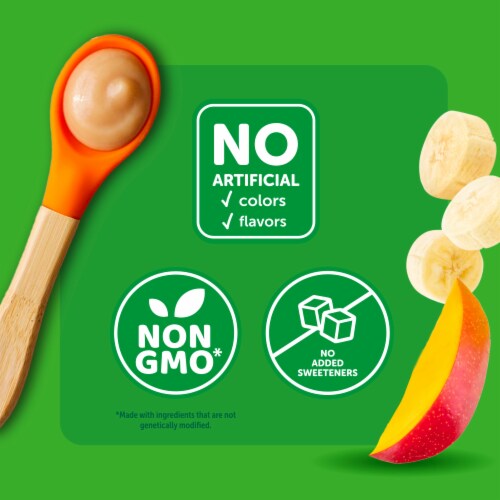 Beech-Nut Smoothie + Prebiotics for Toddlers, Banana Mango Passion Fruit & Yogurt Perspective: left