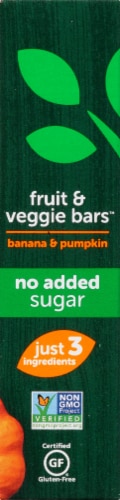 Beech-Nut Naturals Banana & Pumpkin Fruit & Veggie Bars Perspective: left