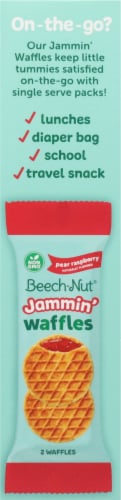 Beech-Nut® Jammin' Waffles with Pear Raspberry Fruit Filling Perspective: left
