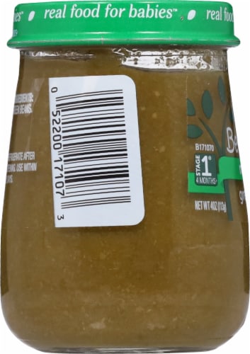 Beech-Nut® Naturals Stage 1 Green Beans Baby Food Perspective: left