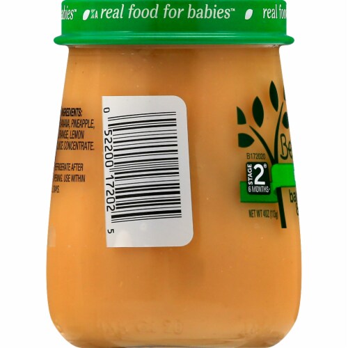Beech-Nut® Naturals Stage 2 Banana Orange & Pineapple Baby Food Perspective: left