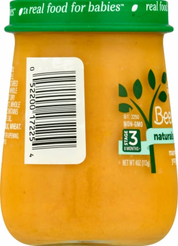 Beech-Nut® Naturals Superblends Stage 3 Mango Carrot Yogurt & Oat Baby Food Perspective: left