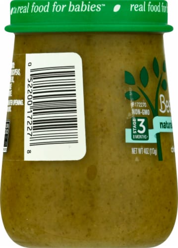 Beech-Nut® Naturals Superblends Stage 3 Banana Chickpea & Kale Baby Food Perspective: left